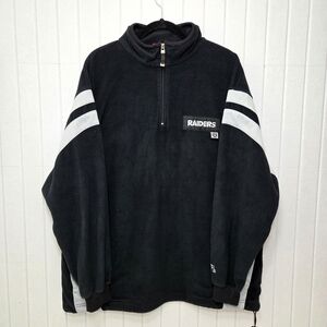 NFL Raiders Black and White‎ Pullover Size XL